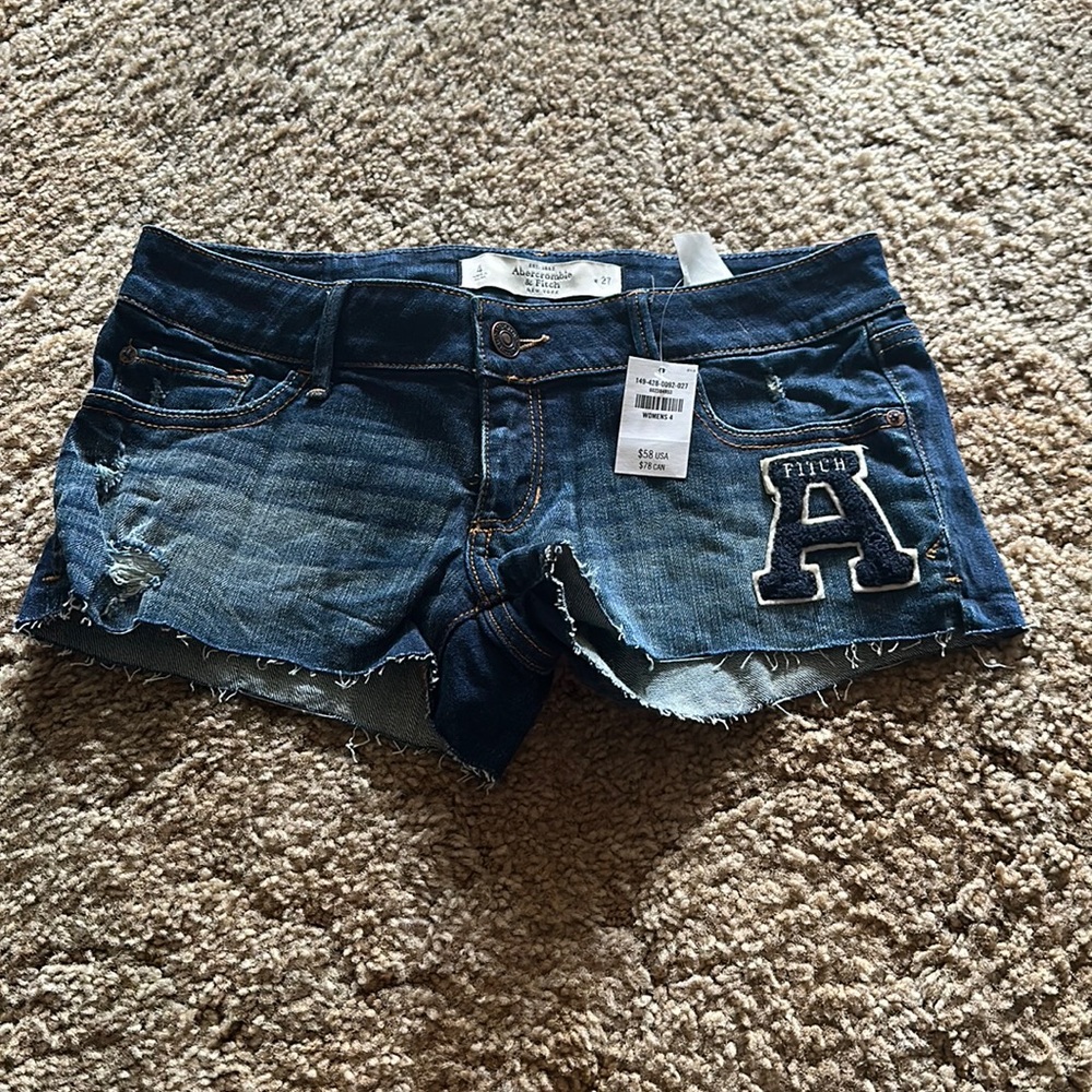 Distressed vintage Abercrombie and Fitch shorts
